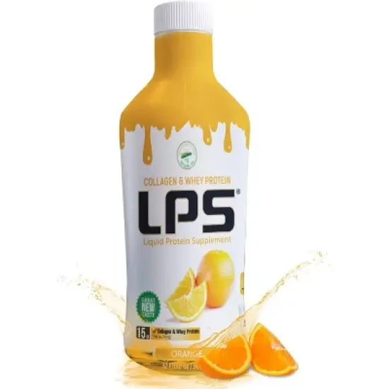 Nutritional Designs Sugar-Free Liquid Collagen & Whey Protein Supplement  Orange 32 oz image {7}