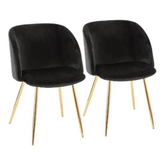 Set of 2 Fran Contemporary Dining Chairs - LumiSource image {9}