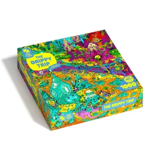 Magic Puzzle Company The Drippy Trip Jigsaw Puzzle - 1000pc: Paper Collage for Memory & Motor Skills Development image {7}