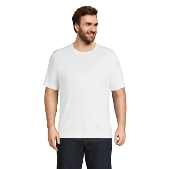 Lands' End Men's Short Sleeve Supima Tee image {4}