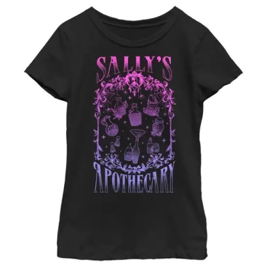 Girl's The Nightmare Before Christmas Sally's Apothecary T-Shirt image {3}