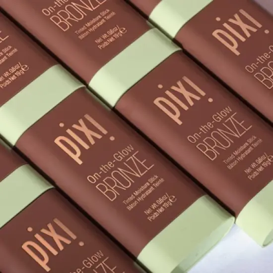 Pixi On The Glow Bronze Tinted Moisturizer Stick Bronzer - 0.6oz image {4}