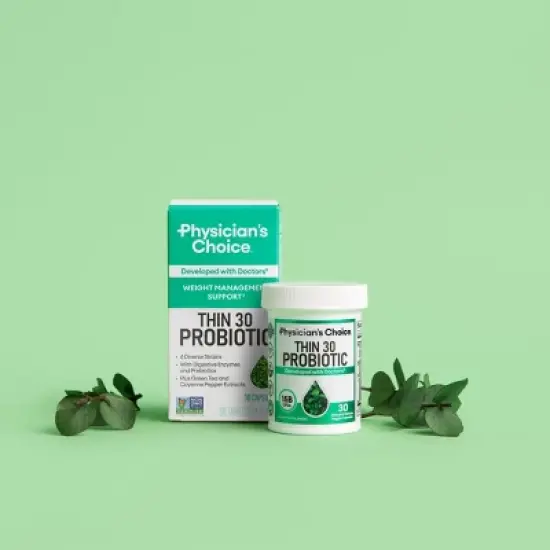 Physician's Choice Thin 30 15 Billion CFUs Probiotic Capsules - 30ct image {1}