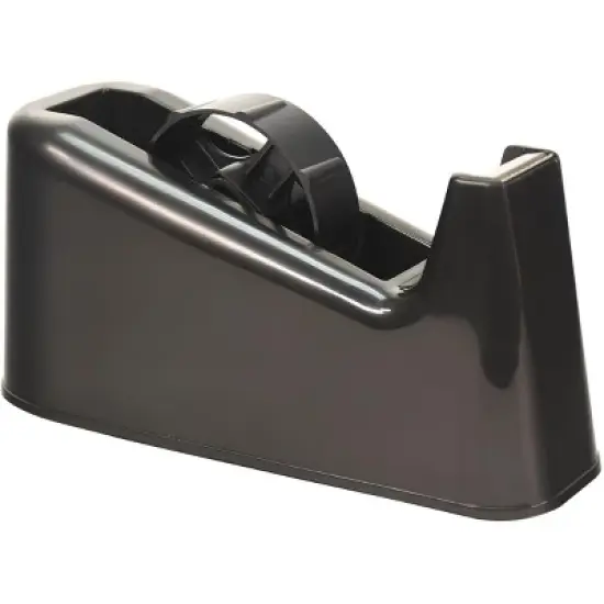 School Smart Tape Dispenser with Interchangeable 1 and 3 Inch Cores, Black image {2}