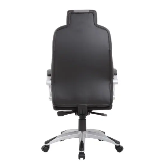Executive Hinged Armchair Black/Gray - Boss Office Products image {2}