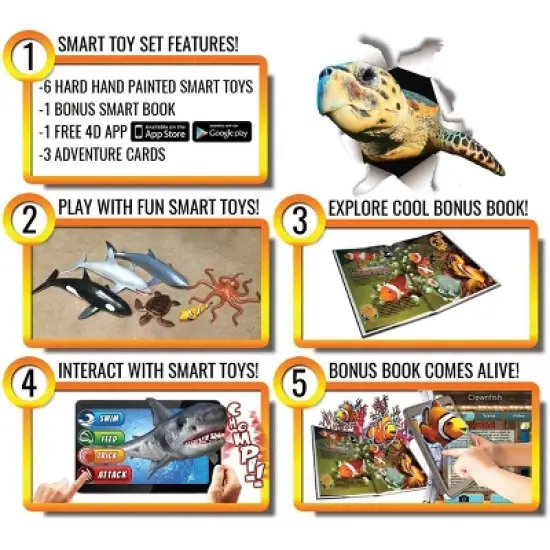 Flipo Undersea Interactive Smart STEM Toy For Girls & Boys - App Compatible image {1}