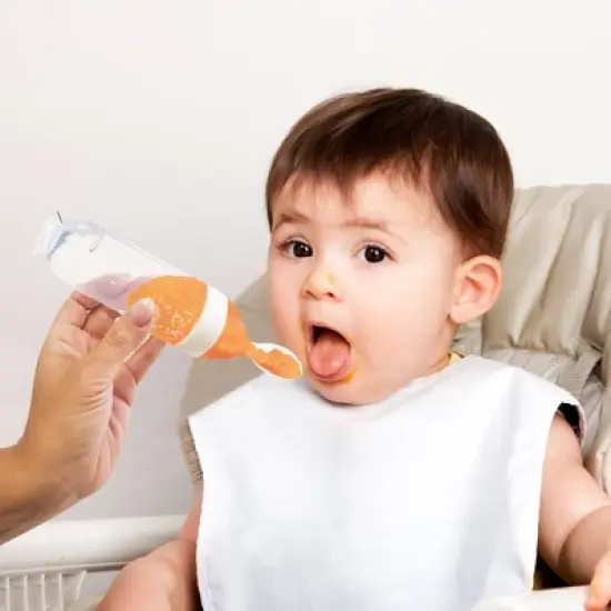 Lulyboo Easy Squeeze Spoon Feeder - Clear image {2}