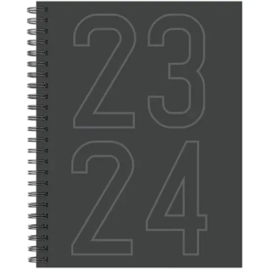 Willow Creek Press 2023-24 Academic Weekly Planner 8.5"x11" Softcover Charcoal image {5}