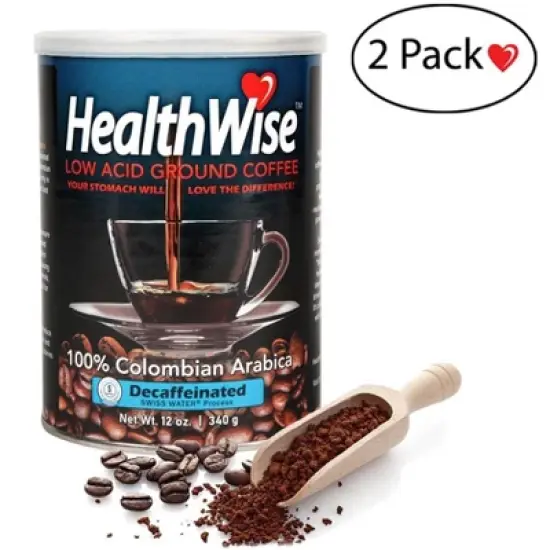 HealthWise Low Acid Decaf Ground Coffee image {9}