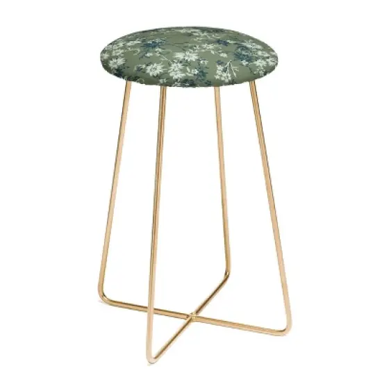 Wagner Campelo Florada Counter Stool - Deny Designs image {3}