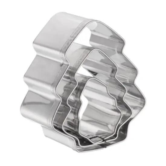 Unique Bargains Durable Rust-proof Dishwasher Safe Cookie Cutter Assorted Sizes 3 Pcs image {7}
