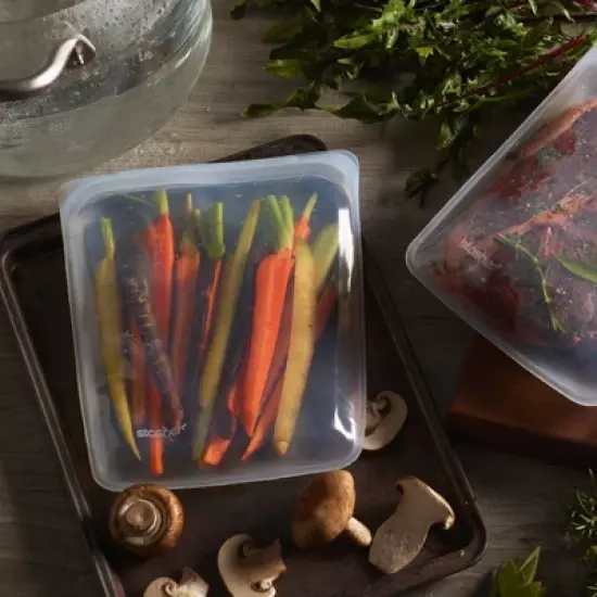 Stasher Reusable Food Storage Half Gallon Bag - Clear image {1}