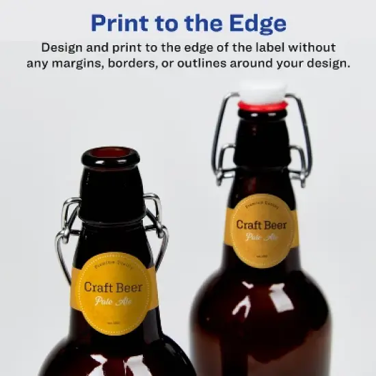 Avery 1-1/2" x 3-1/2" Waterproof Wraparound Labels, 250 Labels image {2}