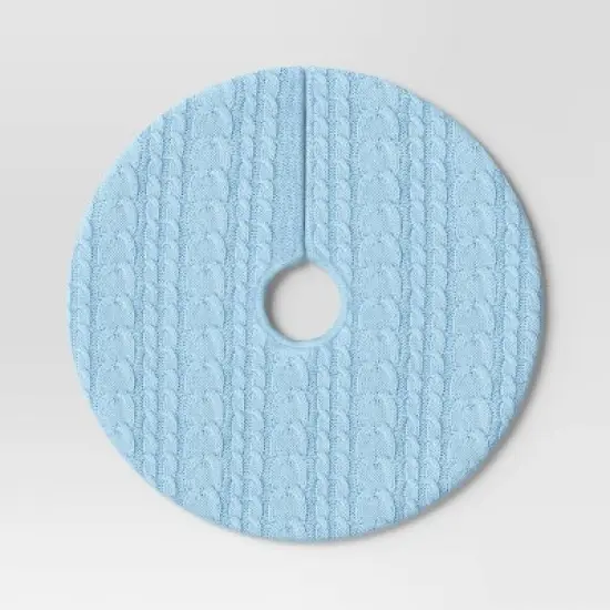 
16" Cable Knit Mini Christmas Tree Skirt - Wondershop&trade; image {2}