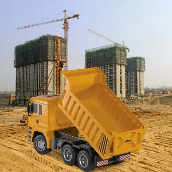 Top Race Remote Control Dump Truck Toy image {2}
