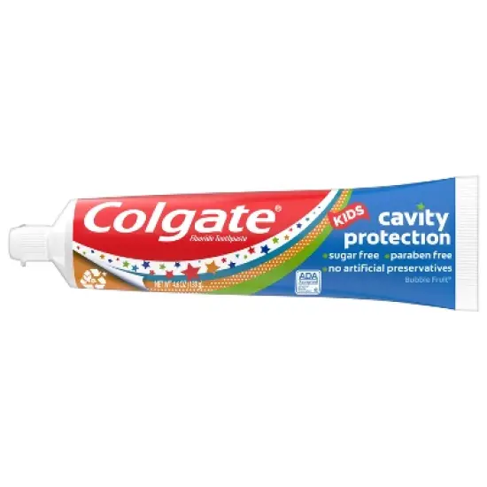 Colgate Kids' Cavity Protection Fluroide Toothpaste - Bubble Fruit - 4.6oz image {10}