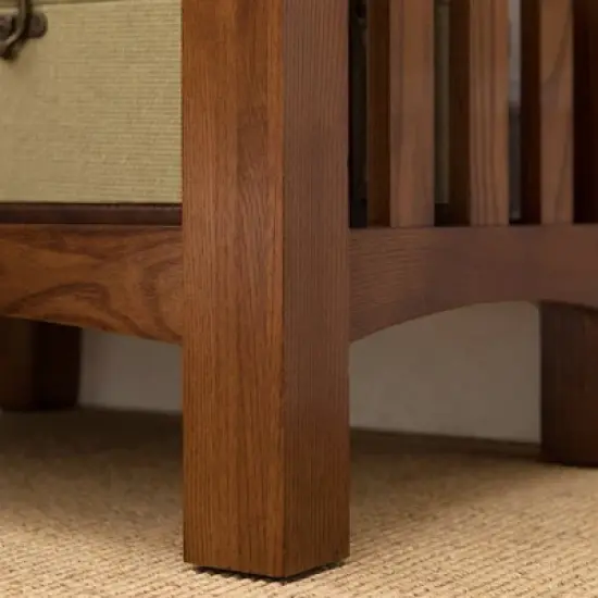 Medium Oak Nightstand - Leick Home image {6}