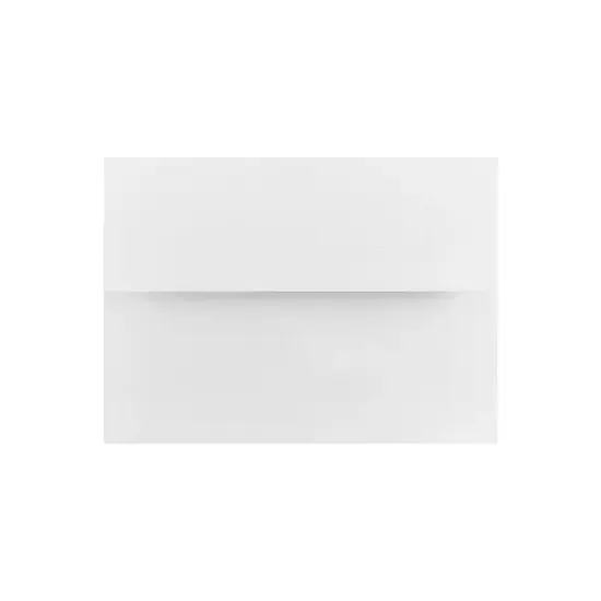 JAM Paper A8 Foil Lined Invitation Envelopes 5.5 x 8.125 White with Red Foil 3243657I image {1}