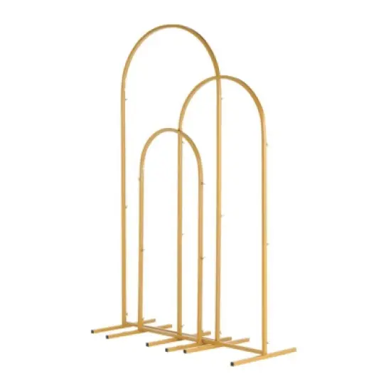 Karl Home 3PCS Gold Wedding Arbor image {4}