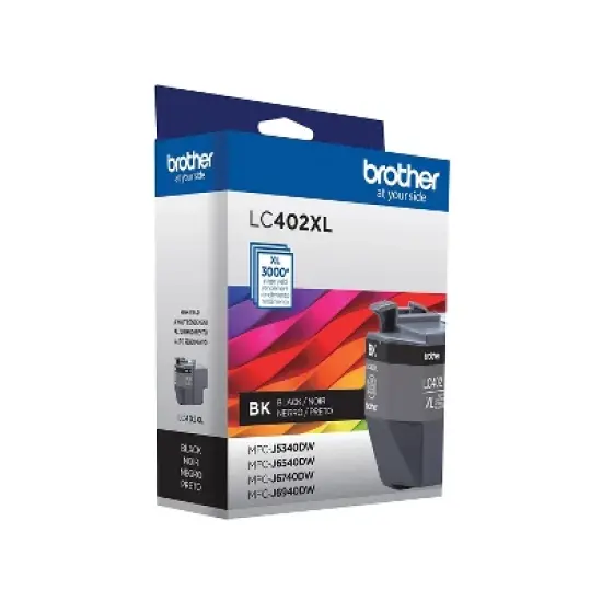 Brother LC402XL Black High Yield Ink Cartridge Prints Up to 3 000 Pages (LC402XLBKS) image {2}