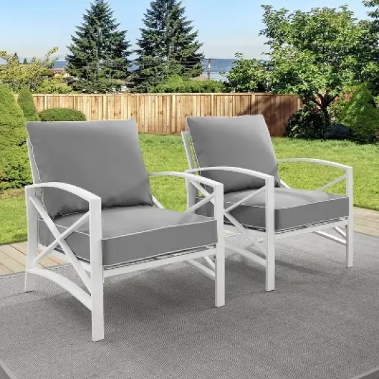 Crosley 2pc Kaplan Outdoor Patio Chair Set image {6}