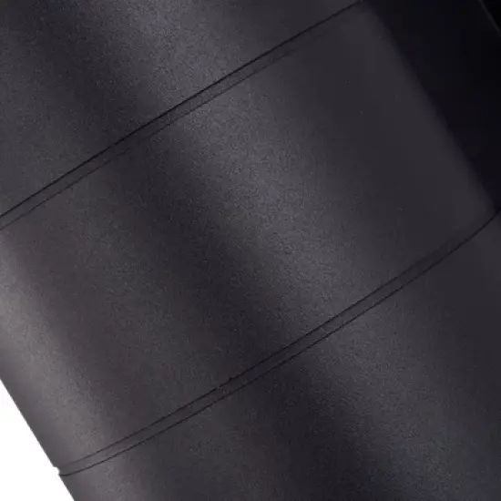 C Cattleya 2-Light Matte Black Cylinder Outdoor Wall Light image {3}