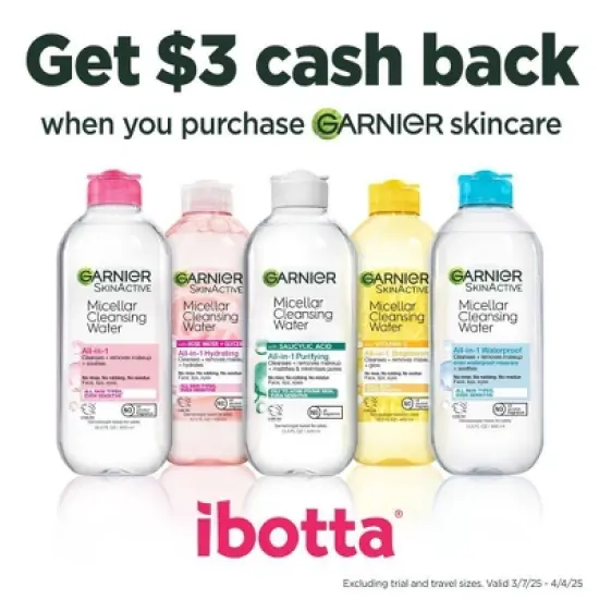 Garnier Micellar Water with Rose Water and Glycerin Hydrating Makeup Remover image {2}