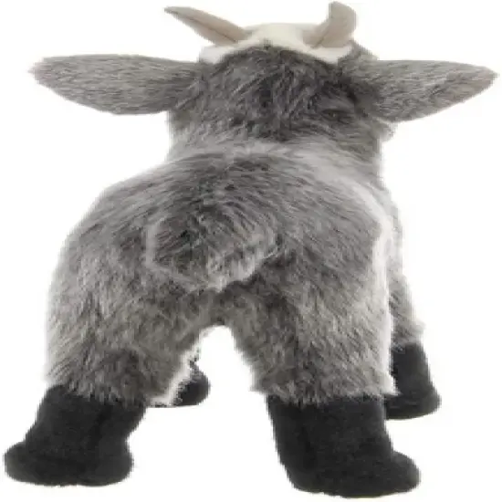 Bearington Garret Plush Gray Goat Stuffed Animal, 12 Inches image {4}