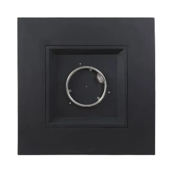 Christopher Knight Home Sherwood Outdoor Acacia Wood Club Chairs with Cushions and Square Fire Pit image {6}