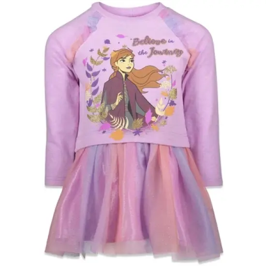 Disney Frozen Princess Anna Elsa Girls Dress Toddler to Big Kid  image {6}