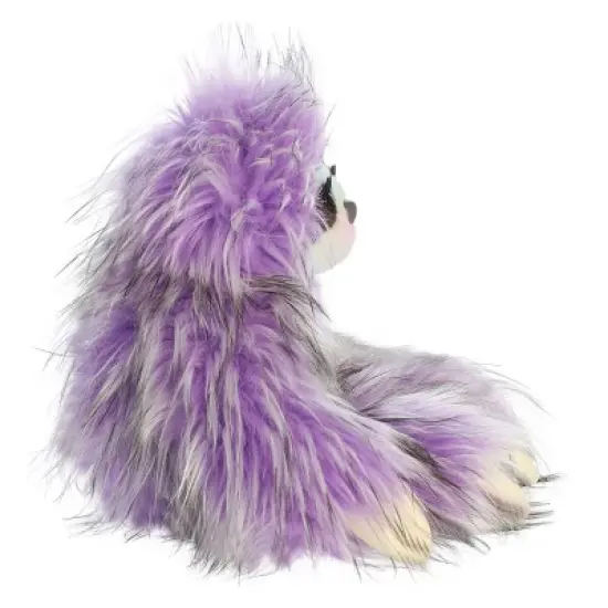 Aurora Large Amethyst Sloth Luxe Boutique Exquisite Stuffed Animal 14" image {2}