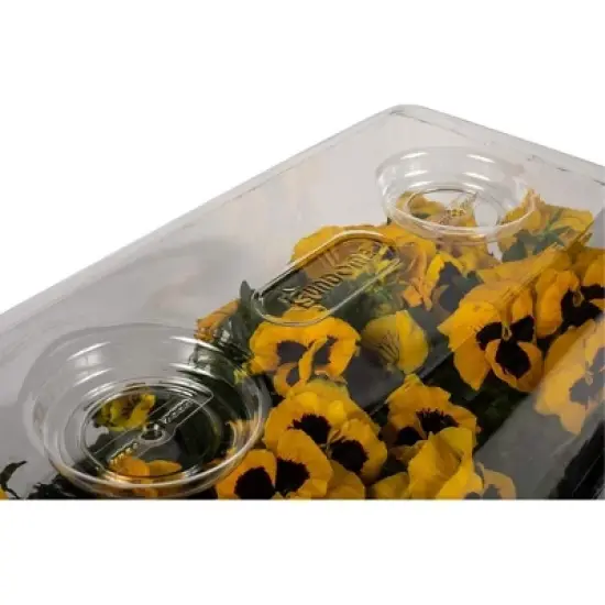 SUNPACK Sundome Plastic Multi-Vented Humidity Dome, Clear, 7in image {1}