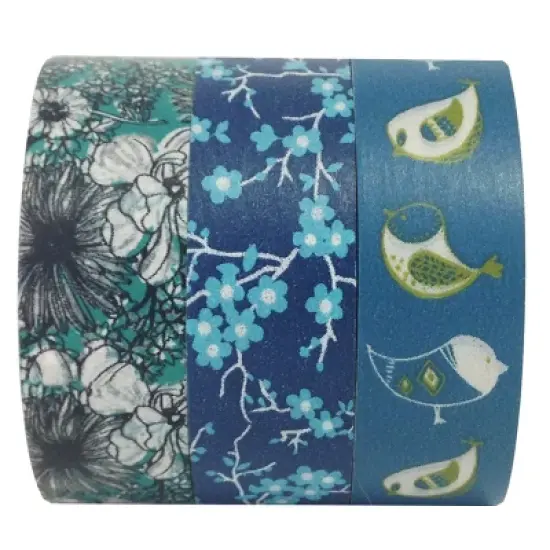 Wrapables Changing Seasons Japanese Washi Masking Tape (Set of 3) image {3}