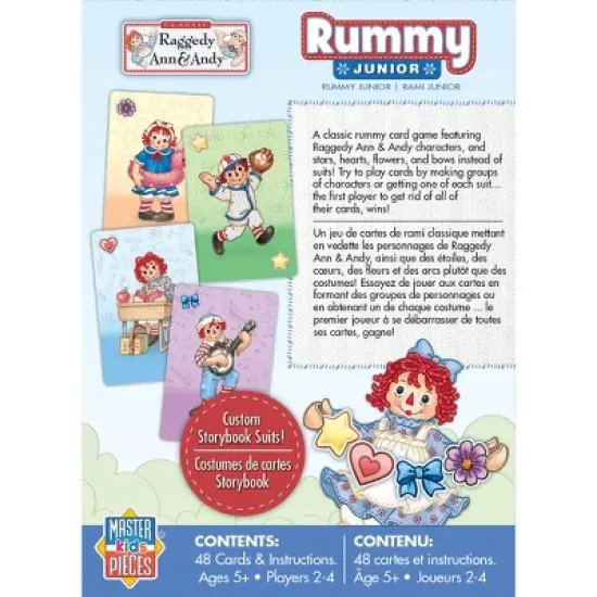 MasterPieces Kids Games - Raggedy Ann and Andy - Rummy Junior Card Game image {3}