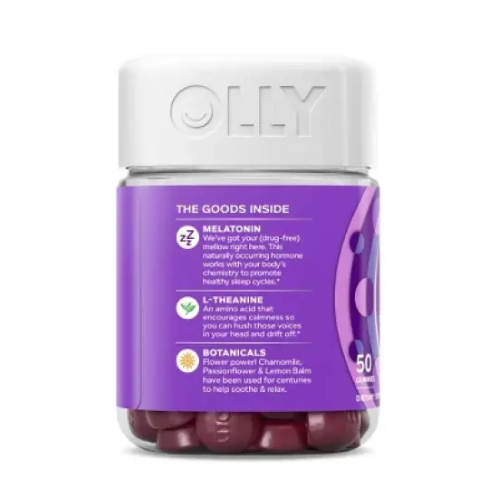 OLLY 3mg Melatonin Sleep Gummies - Blackberry Zen image {5}