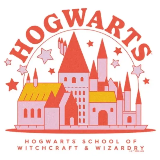 Women's Harry Potter Cute Starry Hogwarts T-Shirt image {1}