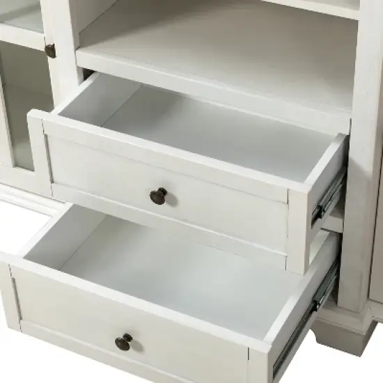 Cedric Living Room TV Stand for TVs up to 65" with 2 Drawers and shelf | KARAT HOME image {6}