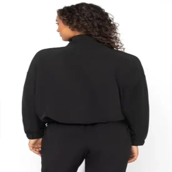 90 Degree By Reflex Womens Citylite Full Zip Jacket with Front Pockets and Side Bungee Cords image {4}