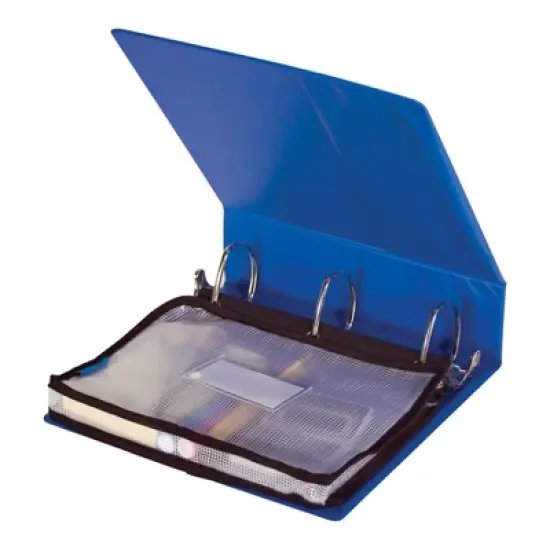 Innovative Storage Designs Expanding Zipper Pouch, Clear Mesh, Pack of 3 image {4}