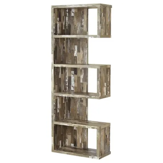 Joey 5 Shelf Bookcase Salvaged - Coaster image {10}