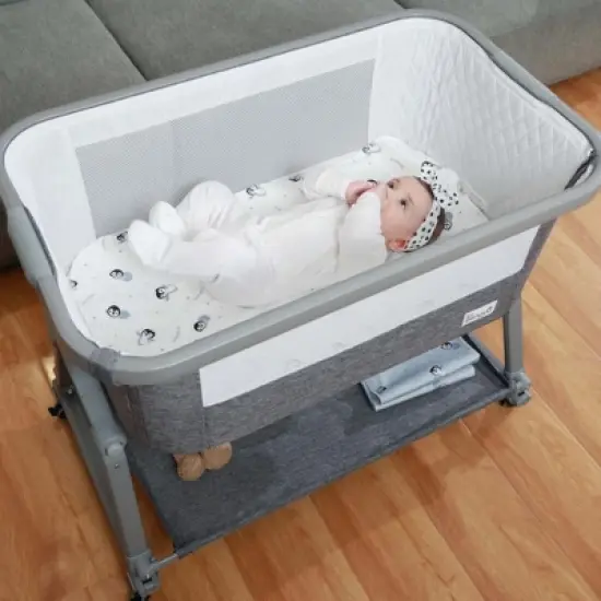 Li'l Pengyu Bedtime Bliss Bassinet image {3}