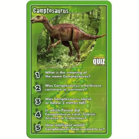 Top Trumps Dinosaurs Quiz Card Game | 500 Questions image {2}