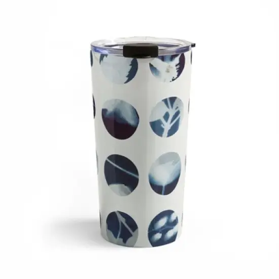 Alisa Galitsyna Botanical Cyanotypes 20 oz Stainless Steel Travel Mug - Deny Designs image {4}