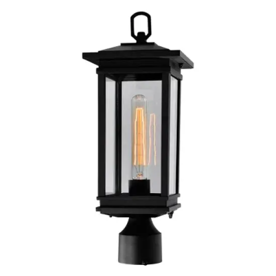CWI Lighting,Oakwood 1 Light Outdoor Black Lantern Head image {6}