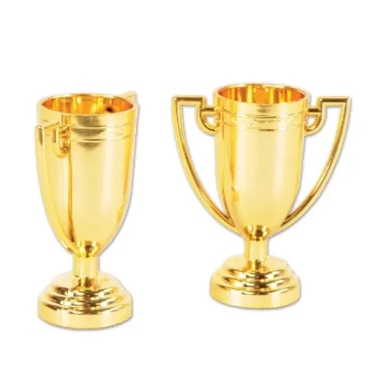 Beistle 16 Trophy Cups, 2.5" x 2.25", (16/Pkg) Multicolored image {5}