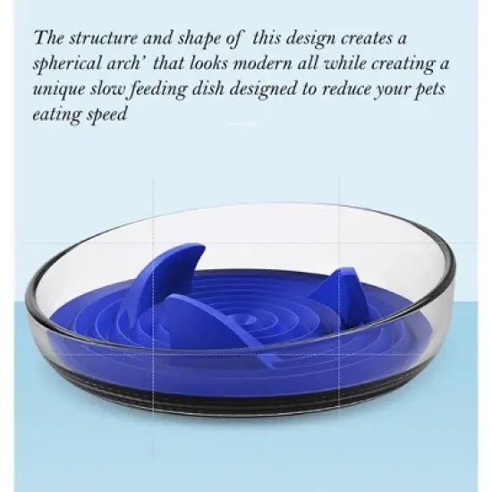 Chery Life Modern Pet Slow Feeder Bowl image {2}