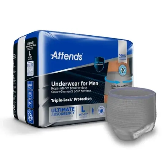 Attends Incontinence Underwear, Ultimate Absorbency image {4}