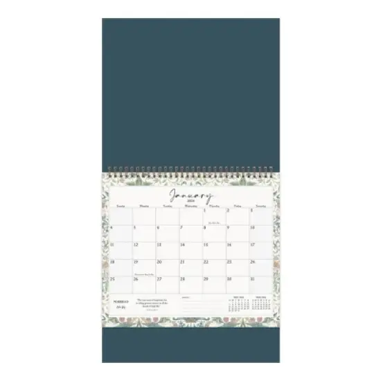 Morris & Co. by Blue Sky 7.5"x6.25" 2026 Monthly Desk Calendar Multi Design image {3}
