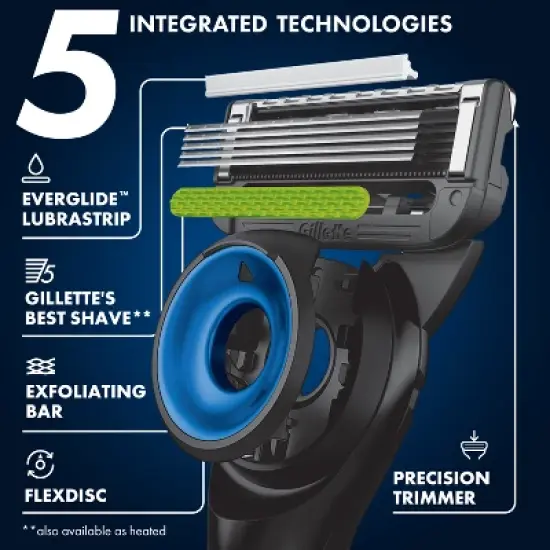 Gillette Labs Men's Special NFL Cowboys Edition Shaving Razor with 4 Refills and Magnetic Stand image {3}