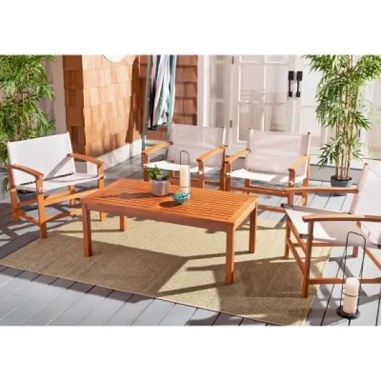 Mardin 4pc Living Set - Natural/Beige - Safavieh image {1}